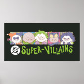 DC Super-Schurken Cartoon Line-up Poster (Voorkant)