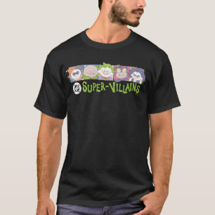 DC Super-Schurken Cartoon Line-Up T-shirt