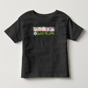 DC Super-Schurken Cartoon Lineup Kinder Shirts