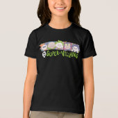 DC-super-schurken Cartoon Lineup Tri-Blend Shirt (Voorkant)