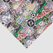 DC Super-Schurken Cartoon Patroon Tissuepapier (Detail)