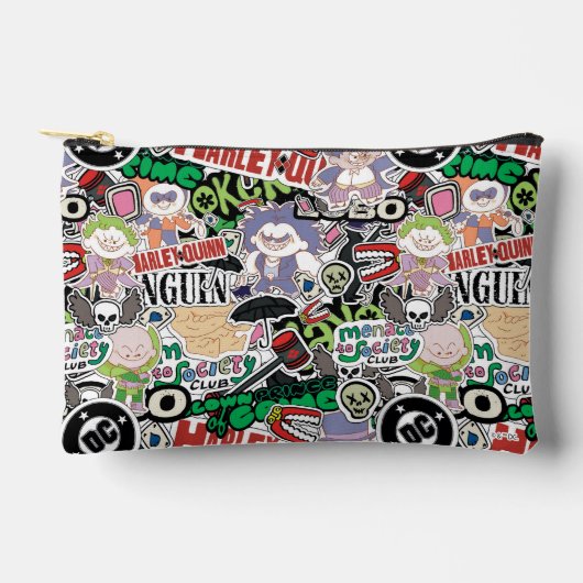 DC Super-Schurken Cartoonpatroon Etui (Voorkant)