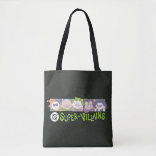 DC-super-schurken in tekenfilmreeks Tote Bag