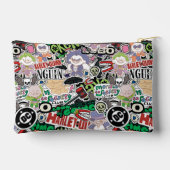DC Super-Villains Cartoon Pattern Etui (Achterkant)