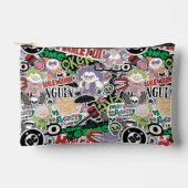 DC Super-Villains Cartoon Pattern Etui (Voorkant)