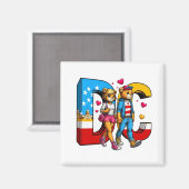 DC Teddy Bear's In Love Magneet (Voorkant / Achterkant)