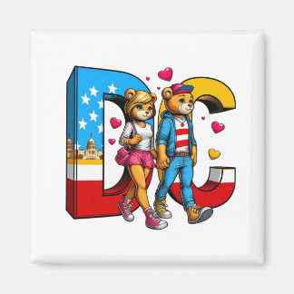 DC Teddy Bear's In Love Magneet