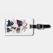 DC Trinity Heroes & Super Pets Bagagelabel (Voorkant horizontaal)