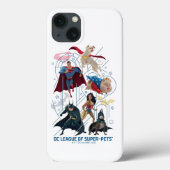 DC Trinity Heroes & Super Pets Case-Mate iPhone Case (Achterkant)