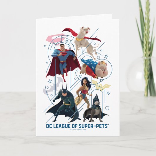 DC Trinity Heroes & Super Pets Kaart (Voorkant)