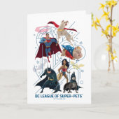 DC Trinity Heroes & Super Pets Kaart (Gele Bloem)