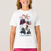 DC Trinity Heroes & Super Pets T-shirt (Voorkant)