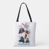 DC Trinity Heroes & Super Pets Tote Bag (Achterkant)