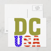 DC USA! BRIEFKAART (Voorkant / Achterkant)