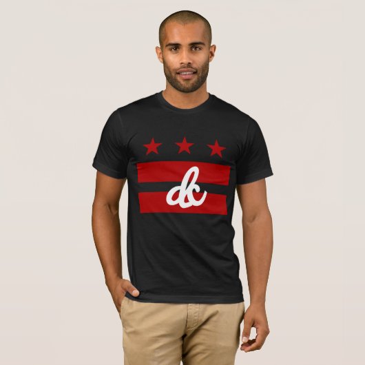 DC-vlag-T-SHIRT T-shirt (Voorkant volledig)