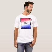 Dc - Washington, Chemie Elementsymbool T-shirt (Voorkant volledig)