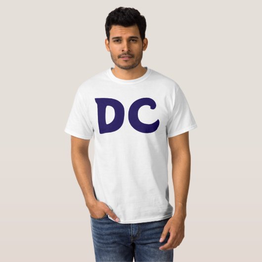 DC (Washington DC) T-shirt (Voorkant volledig)