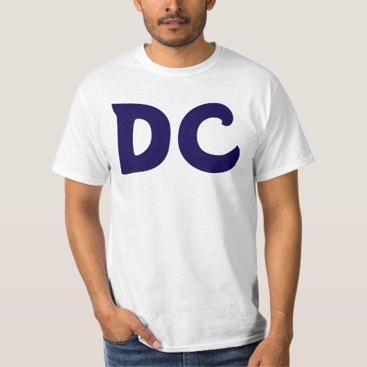 DC (Washington DC) T-shirt (Voorkant)
