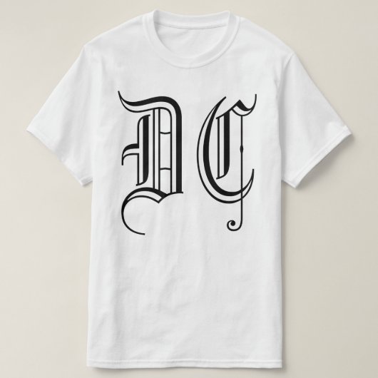 DC (Washington DC) T-shirt (Design voorkant)