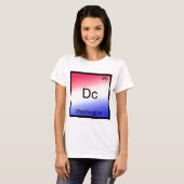 Dc - Washington, Scheikundig Element Symbool T-shirt (Voorkant volledig)