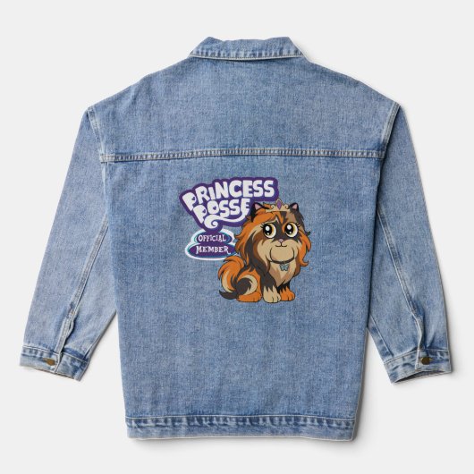 DCC Donut Princess Posse "Officieel" Lid Denim Jacket (Achterkant)