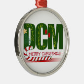 DCM DOCTOR CHIROPRACTISCHE MEDICINE CHRISTMAS METALEN ORNAMENT (Rechts)