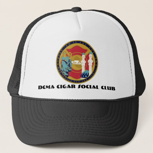 DCMA CIGAR SOCIAL CLUB TRUCKER PET (Voorkant)