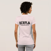 DCRPL-T-shirt voor vrouwen (lichtroze) T-shirt (Achterkant volledig)