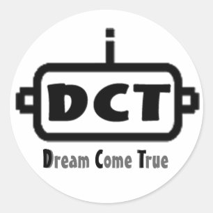 DCT logo Ronde Sticker
