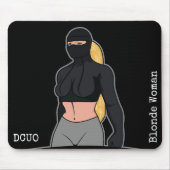 DCUO Blonde Woman Mousepad Muismat (Voorkant)