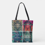 DCW op niet-gerichte covers achtergrond Tote Bag (Achterkant)