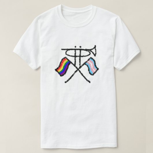 DCWC - Pride Shirt - Beurzen gaan naar maart met t (Design voorkant)