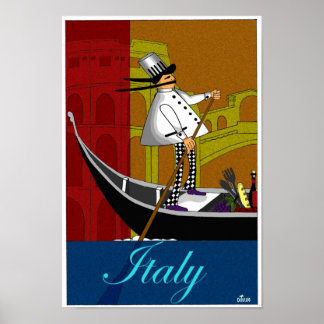 DD099 CHEF IN ITALIË POSTER