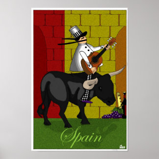 DD100 CHEF IN SPANJE POSTER