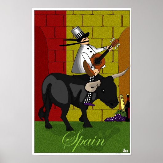 DD100 CHEF IN SPANJE POSTER (Voorkant)