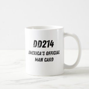 DD214 Amerika's officiële Man Kaart Koffiemok