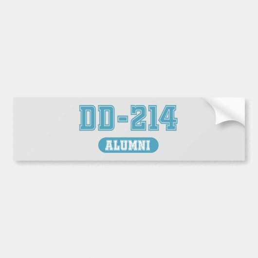 DD-214 ALUMNI BUMPERSTICKER (Voorkant)