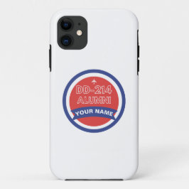 DD-214 Alumni gepersonaliseerde pensionering van d Case-Mate iPhone Case