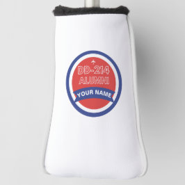 DD-214 Alumni gepersonaliseerde pensionering van d Golfheadcover