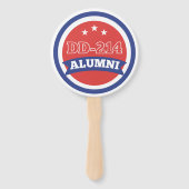 DD-214 Alumni Leger Veteraan Militaire Pensioen Handwaaier (Achterkant)