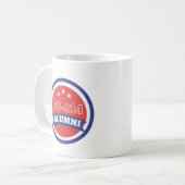 DD-214 Alumni Leger Veteraan Militaire Pensioen Mo Koffiemok (Voorkant links)