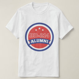 DD-214 Alumni Leger Veteraan Militaire Pensioen T-shirt