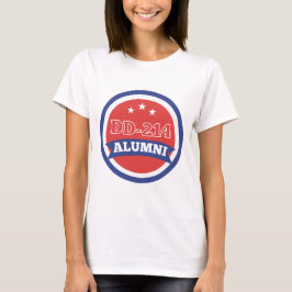 DD-214 Alumni Leger Veteraan Militaire Pensioen T-shirt