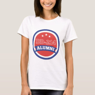 DD-214 Alumni Leger Veteraan Militaire Pensioen T-shirt