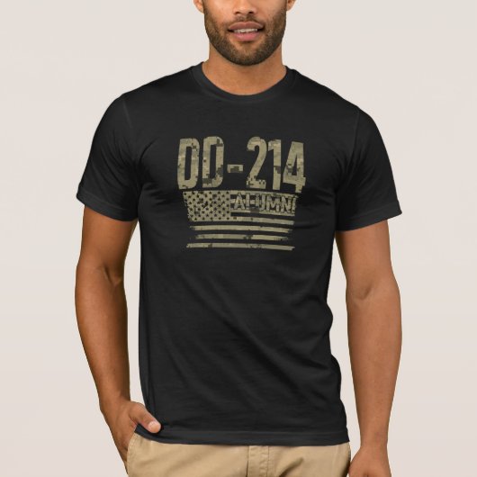 DD 214 Alumni T-shirt (Voorkant)