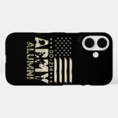 DD-214 Army Alumni Military US Flag Veteran Case-Mate iPhone Case (Achterkant (horizontaal))