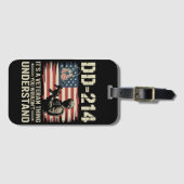 DD-214 Its A Veteran Thing You Wouldn't Understand Bagagelabel (Voorkant (horizontaal))