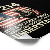 DD-214 Its A Veteran Thing You Wouldn't Understand Foto Afdruk (Hoek)