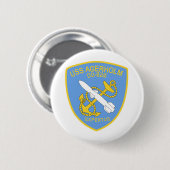 DD-826 A USS AGERHOLM Destroyer Ship Ronde Button 5,7 Cm (Voorkant /achterkant)