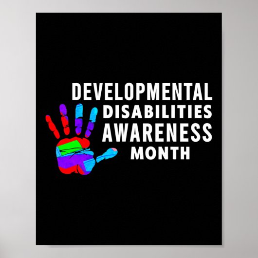 DD Awareness - Ontwikkelingsstoornissen Bewustzijn Poster (Voorkant)